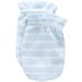 Cotton Baby Scratch Mittens - 5 Pairs for Newborn Boys and Girls (0-6 Months) - Blue - Buy Online on GoSupps.com