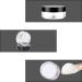 Empty Sample Pots 4 Pcs Empty Plastic Cosmetic Jars Clear Travel Cosmetic Container Mini Cosmetic Containers for Face Creams Sample Make-Up Black - Buy Online on GoSupps.com