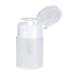 60 Ml Pump Dispenser Bottle  Nail Polish Remover Cleanser Dispenser Nail Art Tool  2 Colors Plastic Liquid Container With Flip Top Cap  Empty Travel Containers For Cosmetic Lotion Face Toner(White)