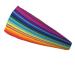 Bondi Band Colorful Stripes Moisture Wicking 4" Headband 1 Pack
