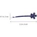 minkissy 4 Pairs Antique Hair Clips Women's Hair Accessories Silver Hair Clips Silver Headpiece Silver Tiara Vintage Bobby Flora Hair Barrette Fancy Side Clip Cut off Hairpin Bride Headgear - Buy Online on GoSupps.com