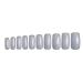 CLSSLVVBN 1 Set False Nail Elegant Full Coverage Shape Manicure Stickers Strong Adhesion Unique Design Half Paste Natural Paster Natural Full Paste