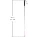 Aluminum Mobility Folding White Cane for Vision Impaired and Blind People (folds down 6 sections) (150cm (59.1 inch) Black Handle) 150cm (59.1 inch) Black Handle - Buy Online on GoSupps.com