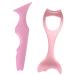 DRESSOOS Silicone Ladle Spoon 2pcs Eyeliner lashes kit eyelash brush separator girls lipstick Makeup Supply thermostat smoky