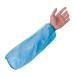 100 x Disposable Sleeves Over-Sleeve Water-Resistant Arm Cover Sleeve Protector with Elasticated Wrist (Blue)