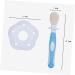 Frcolor Soft Silicone Baby Toothbrush - Children's Training Toothbrush with Bite Ring & Lid - Buy Online on GoSupps.com