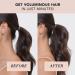 Kitsch PONYFULL Ponytail Volume Enhancer - Dark Brunette/Black - Volumizing Tool for Fine Hair - Adds Volume & Lift - Perfect for Daily & Occasional Styles - Buy Online on GoSupps.com