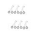 FOMIYES 6 Sets Silicone Eyelash Curler Household Lash Curling Clips Eyelash Clip Mini Lash Curler Lashes Curling Clip Eyelash Curling Tools Eyebrow Tools Silicone Strip Mirror Curly Miss