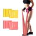 Resistance Bands - 2m Professional Latex Elastic Band for Home or Gym Upper & Lower Body Physical Therapy Strength Training Yoga Pilates Rehab Fitness Bands Yellow/Pink