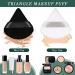 4-Piece Powder Puff Set | Triangle Makeup Sponges for Face & Body | Velour Setting Powder Puff for Loose Mineral Powder - Buy Online on GoSupps.com