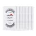 Amorus 12 Pairs Multipack #747M False Eyelashes Dozen Set 100% Natural Hair Black Handmade Comfortable Reusable Fake Lashes Pack