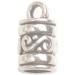 100PCS Antiqued Silver Metal Cord End Caps for Leather Art - ChangJin One Box - Buy Online on GoSupps.com