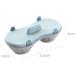 ABOOFAN 2 Pcs Egg Steamer Steamed Egg Cup Mini Egg Cooker Steamed Egg Box Two Grids Steamed Egg Bowl - Buy Online on GoSupps.com