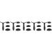 OHPHCALL 5 Sets Eye Shadow Stamp Eyeshadow Makeup Accessory Applying Eye Shadow Tool Make up 6.5x5cmx5pcs Blackx5pcs