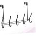 PRETYZOOM 1pc Hook Coat Hangers Door Hanger Over The Door Coat Hanger Grocery Organizer Side Rack On The Door - Buy Online on GoSupps.com