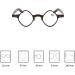 Kodilin Black Reading Glasses - Vintage Oval Anti Blue Light Frame for Men & Women | Unisex Tortoise 2.0x Gaming Glasses - Buy Online on GoSupps.com