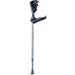 Height Adjustable Elbow Walking Crutches Lightweight and Easy to Carry Aluminum Alloy Forearm Crutch Open Cuff Crutches for Men/Women with Comfortable Grip