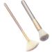 FRCOLOR 5 Sets Makeup Brush Facial Fan Makeup Brush Makeup Blush Setting Powder Applicator Facial Tool Makeup Fan Woman Make up Corrugated Silk Nylon Wool - Buy Online on GoSupps.com