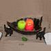 SHAOHUASC Well Made Piece of Art Thai Solid Wood Fruit Bowl Simple Modern Living Room Coffee Table Decorated Bamboo Elephant - Buy Online on GoSupps.com