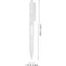OHPHCALL 1 Set White As Portable Eyebrow Liner Abs Beauty Marker Mapping Pen Makeup Position Pen 14.00X1.50X1.00CM White - Buy Online on GoSupps.com