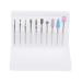 nail nail art kit polisher tool Tungsten steel drill set alloy grinding head manicure kit nail drill manicure set dedicated nails drill bits clean nail grinding head drill