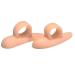 Pedimend Under Toe Support - 6 Pieces | Claw Crooked Mallet Toes Props Straightener Corrector | Silicone Gel Hammer Toe Crest Pads | Orthopedic Metatarsal Rings (Pink)
