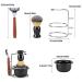 Atyhao 4 Piece Shaving Set for Men | Stainless Steel Razor Brush Bowl & Holder - Perfect Grooming Kit for Precision Shaving - Buy Online on GoSupps.com