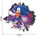 TGEJKIC Sonic The Hedgehog Cartoon 3D Broken Wall Stickers  - Buy Online on GoSupps.com