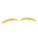 Eyelash Separator Set Sturdy Silicone Pads Reusable Eyelash Separator Tool Easy Grafting and Separating Denser Lashes for Home and Salon Use Yellow