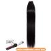 Buy Elailite 20PC Tape Extensions - Invisible Real Human Hair Remy Tape in Extensions 40cm 50g #1b Natural Black | International Shipping Available - Buy Online on GoSupps.com