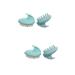 Frcolor 4 piece of hair scalp hair shampoo brushes scalp brush shampoo brushed head skin massage devices hair washing hair washing hair wash removal massage comb