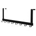 MILISTEN Space Aluminum Door Hanger Towel Rack Over The Door Hanger Over Door Hangers Hooks Cabinet Door
