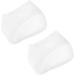 SUPVOX Silicone Heel Lift Pads - 3cm Height Increase Insoles for Women Men in White - Buy Online on GoSupps.com