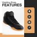 Core Wrestling Shoes for All - Non-Slip Martial Arts & Training Shoes for Men Women & Kids - Robust CrossFit & Weightlifting Footwear - Size 31 EU - Black - Buy Online on GoSupps.com