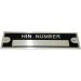 Beyondcity Blank HIN Tag ID Plate for Watercraft Fishing Speed Boat Skiing - Buy Online on GoSupps.com
