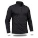 Boladeci Men's Quarter Zip Pullover Premium Fleece Lined Long Sleeve Lightweight Mock Neck Comfort Golf Running Sweatshirts Black Large