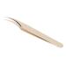Eyelash extension tweezers stainless steel eyelash tweezers Professional eyelash extension tweezers Application for voluminous eyelash extensions (slightly curved tweezers)