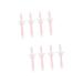 Minkissy 8 STK toothbrush newborn toothbrush infant toothbrush toothbrush for infants training baby toothbrush with soft bristles soft fur training brush pink toddler