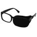 Kid/Adult Visual Acuity Recovery Silk Eye Cover Training Amblyopia Strabismus Corrected Lazy Eye Patches for Glasses (Black)