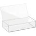 MDesign Large Cosmetics Organizer Box with Lid | Perfect Makeup Storage for Nail Polish & Powder | Transparent Makeup Organizer - Buy Online on GoSupps.com