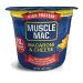 Muscle Mac | Macaroni and Cheese Microwavable Mega Cups, 20 Grams Of Protein Per Serving, Real Cheese, Non-GMO, (12 Cups)