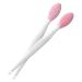 Silicone Lip Brush & Double Sided Nose Scrubber - 2PCS Exfoliating Blackhead Cleaner - Soft & Effective - Buy Online on GoSupps.com
