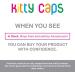 Kitty Caps Nail Caps for Cats - White/Pink & Clear/Pink Glitter - X-Small 1-Pack - Safe & Stylish Cat Claw Covers - Buy Online on GoSupps.com