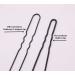 Black U Shaped Hair Pins - 120Pcs Wedding Bridal Bun Hair Accessories - Buy Online on GoSupps.com