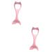 Ipetboom 2pcs Eyeliner Auxiliary Artifact Eye Shadow Makeup Applicators Women Makeup Supplies Guard Comb Miss 15X4.5CMx2pcs Pinkx2pcs