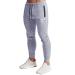 PIDOGYM Men's Slim Jogger Pants,Tapered Sweatpants for Training, Running,Workout with Elastic Bottom Light Grey XX-Large