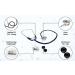 Primacare DS-9290-BL Adult 22 Inch Stethoscope - Lightweight Aluminum Design for Diagnostics - Blue - Buy Online on GoSupps.com