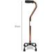ATHUAHLR LRVTREC Crutches Old Man's Cane Four-Legged Cane Light Crutches Crutches Anti-Skid Retractable Canes (Color : A) (Color : B) - Buy Online on GoSupps.com