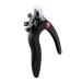 Acrylic Nail Clipper U Shaped Nail Edge Trimmers False Nail Tip Scissors Black