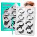 Self Adhesive Eyelashes | No Glue Needed | 8 Pairs Reusable Waterproof Wispy Lash Clusters with Tweezer | AMZGlRL | 4 Styles (8-17mm - Buy Online on GoSupps.com